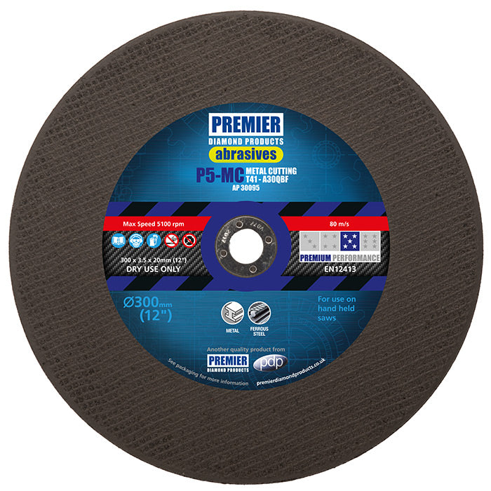 P5-MC - Flat Cutting Discs for Metal & Ferrous Steel