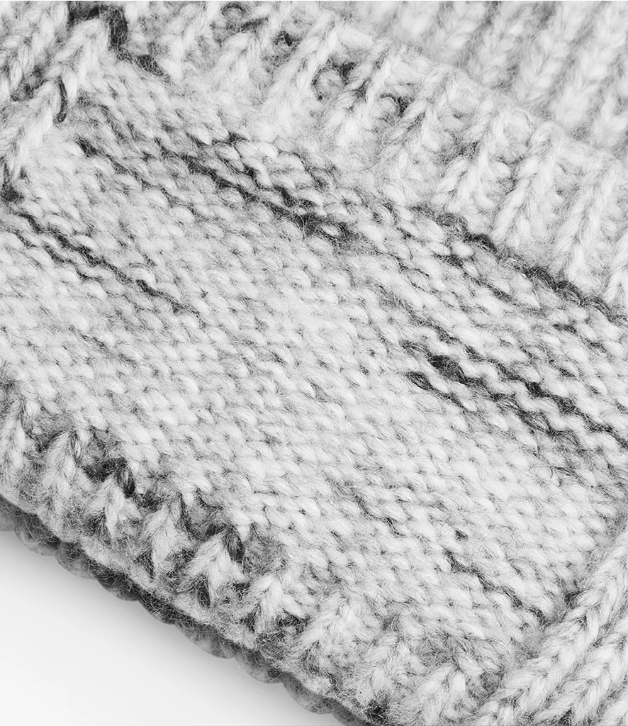 Beechfield Chunky Knitted Patch Beanie