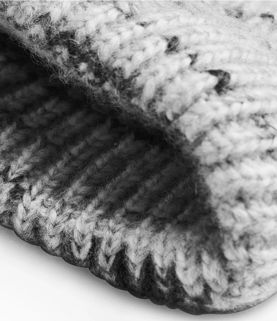 Beechfield Chunky Knitted Patch Beanie