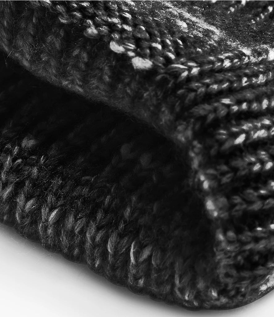 Beechfield Chunky Knitted Patch Beanie