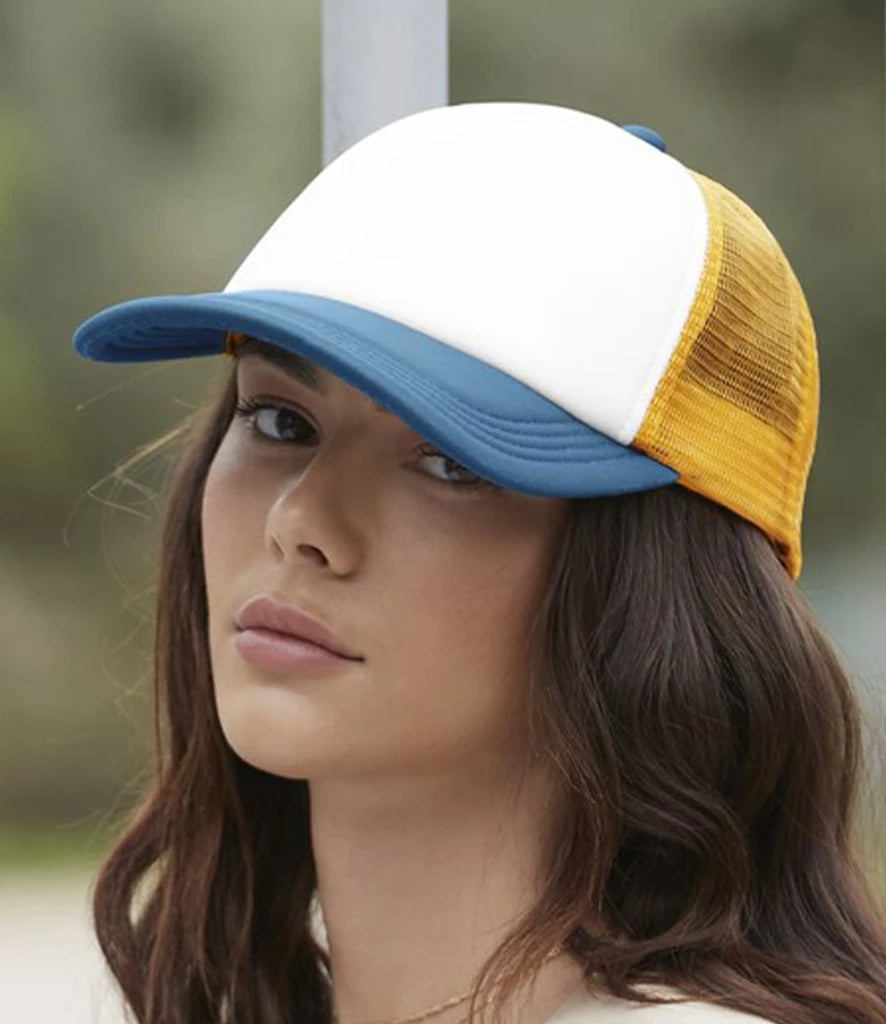 Beechfield Retro 5 Panel Trucker Cap