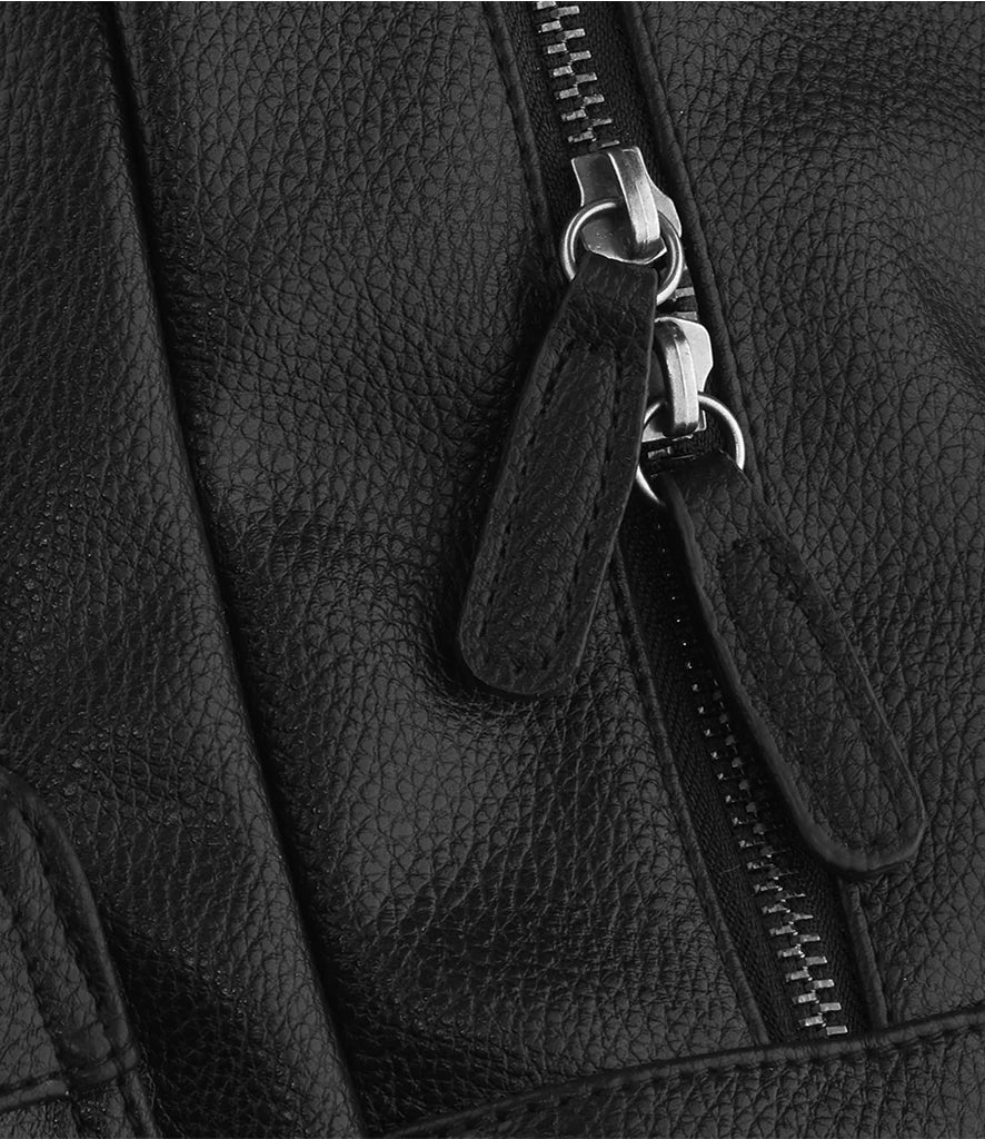 BagBase Faux Leather Backpack