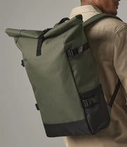 BagBase Block Roll-Top Backpack