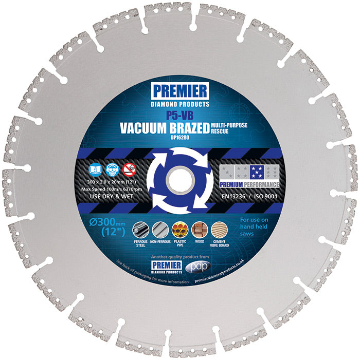 P5-VB - Vacuum Brazed Multi-Purpose Rescue Blade