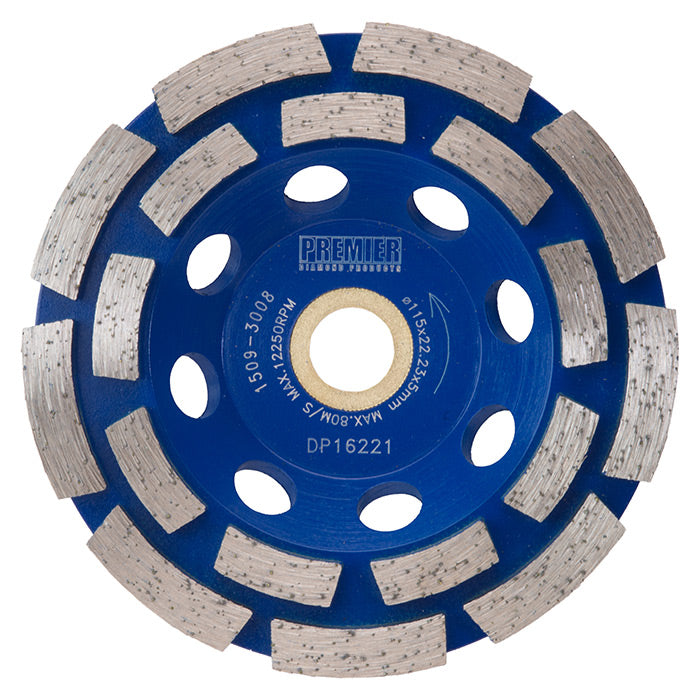 P5-CG - Double Row Diamond Cup Grinder