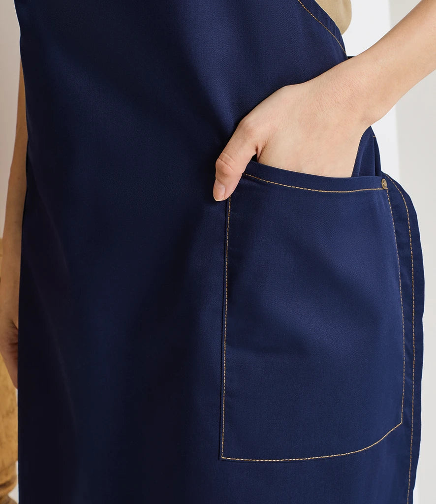 Premier Barley Contrast Stitch Bib Apron