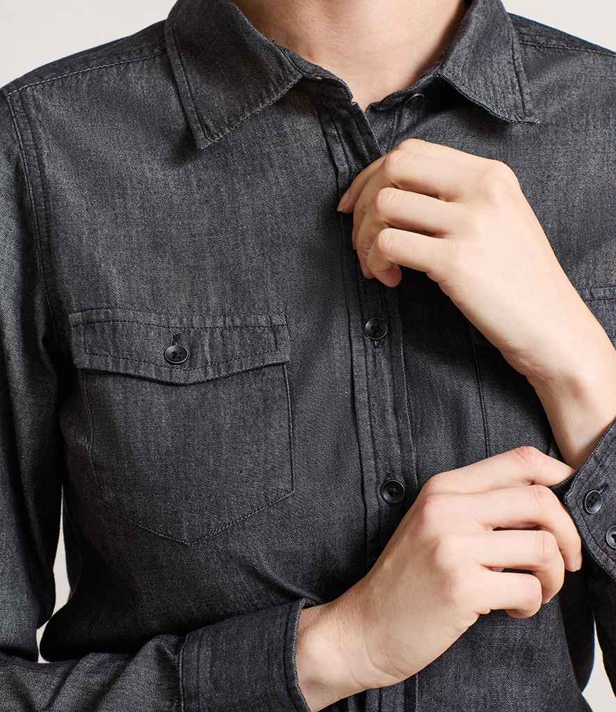 PR322 Black Denim Model