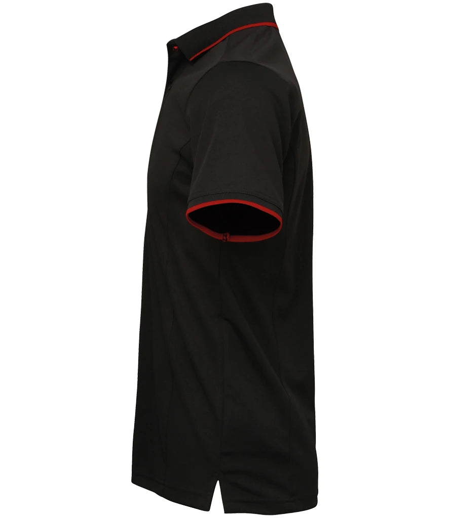Premier Contrast Coolchecker Piqué Polo Shirt
