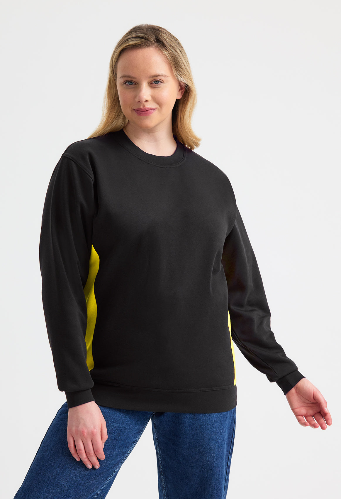 Uneek UC217 Two Tone Crew Neck Sweatshirt