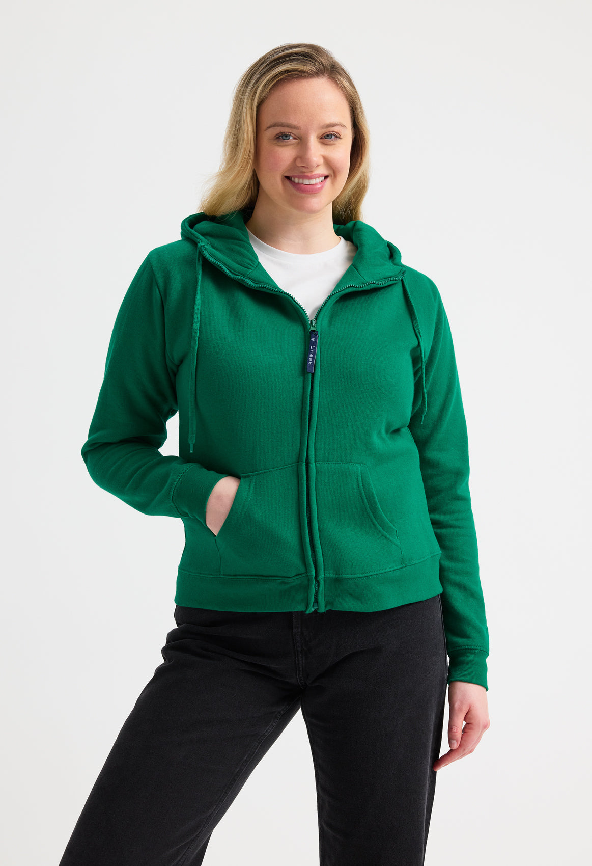 Uneek UC505 Ladies Classic Full Zip Hooded Sweatshirt