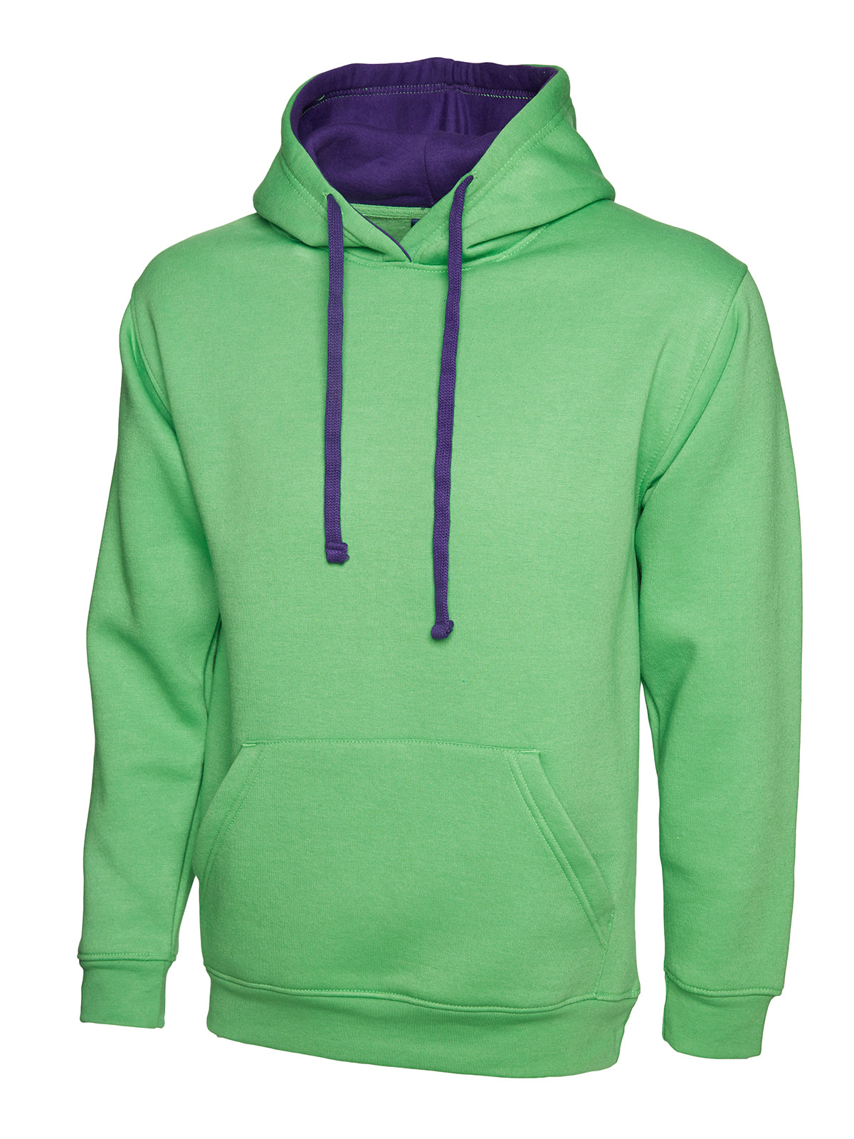 Uneek UC507 Contrast Hooded Sweatshirt