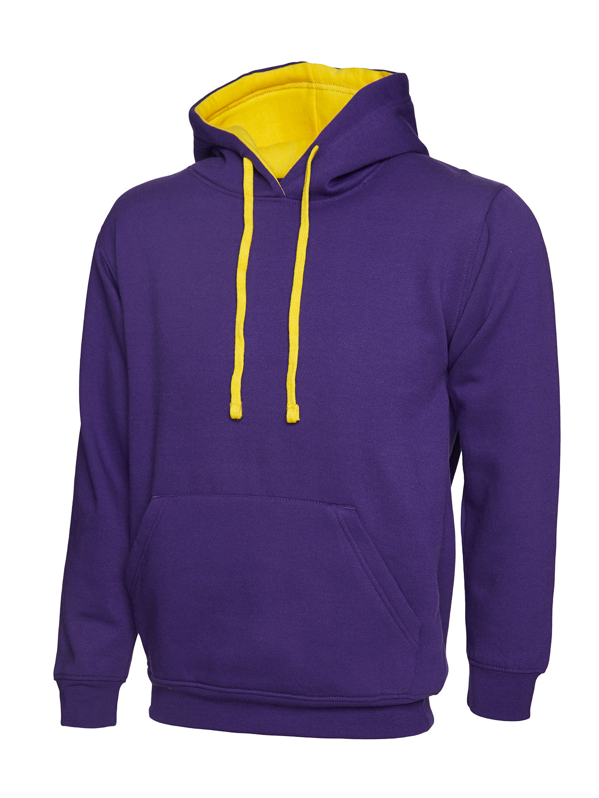 Uneek UC507 Contrast Hooded Sweatshirt