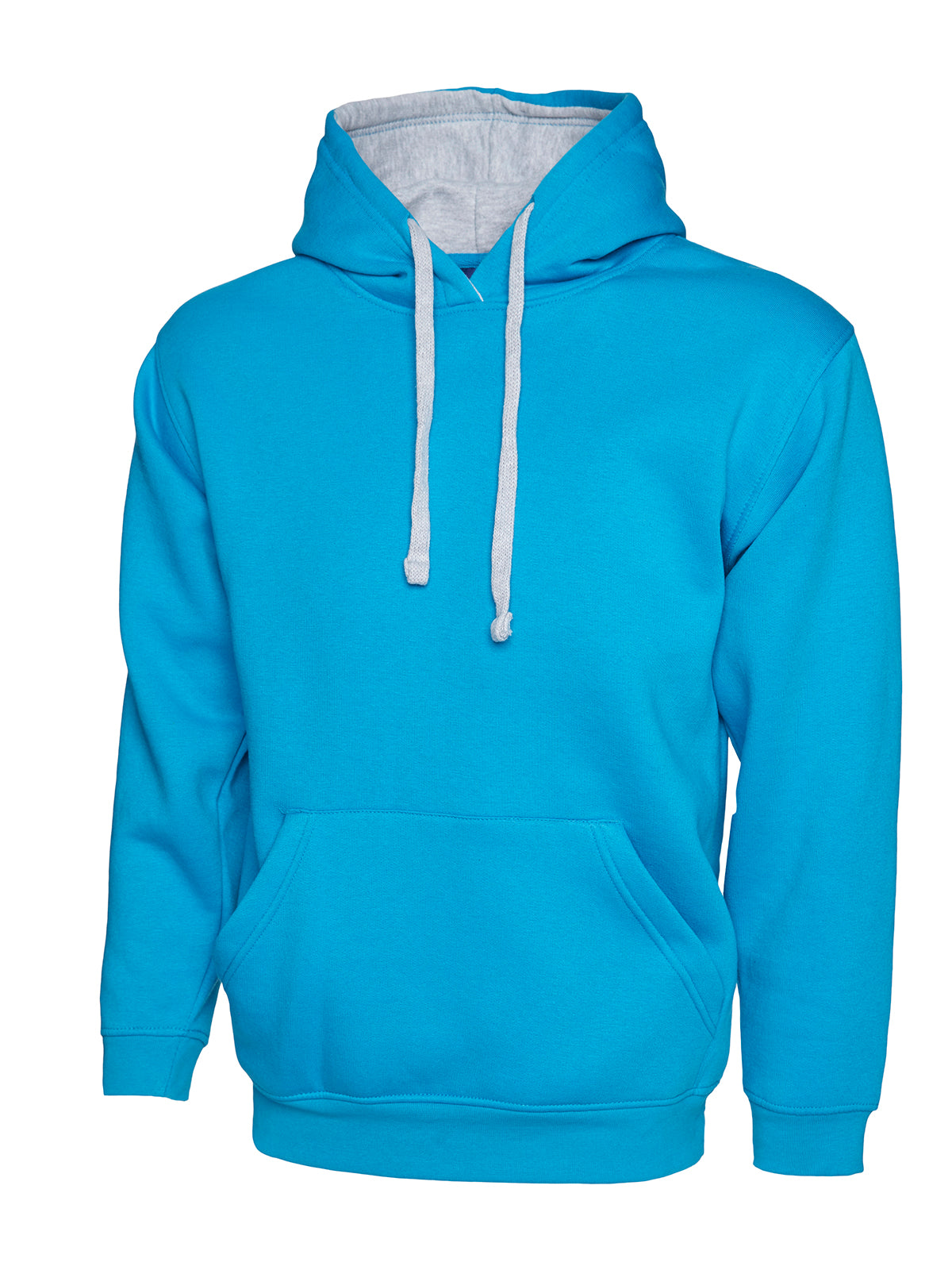 Uneek UC507 Contrast Hooded Sweatshirt