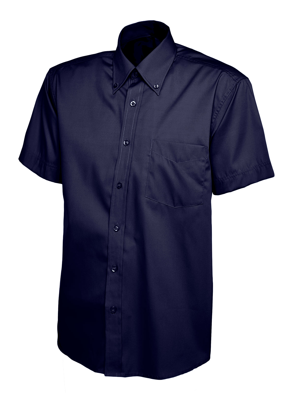 Uneek UC702 Mens Pinpoint Oxford Half Sleeve Shirt