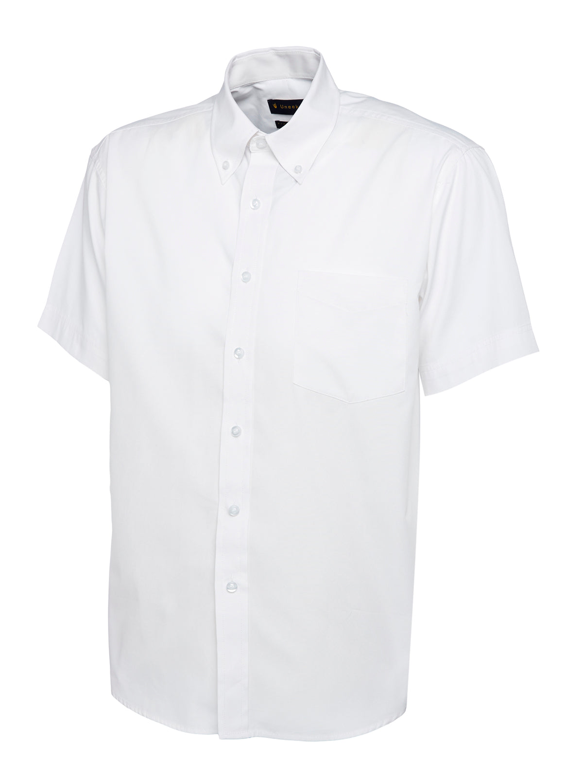 Uneek UC702 Mens Pinpoint Oxford Half Sleeve Shirt