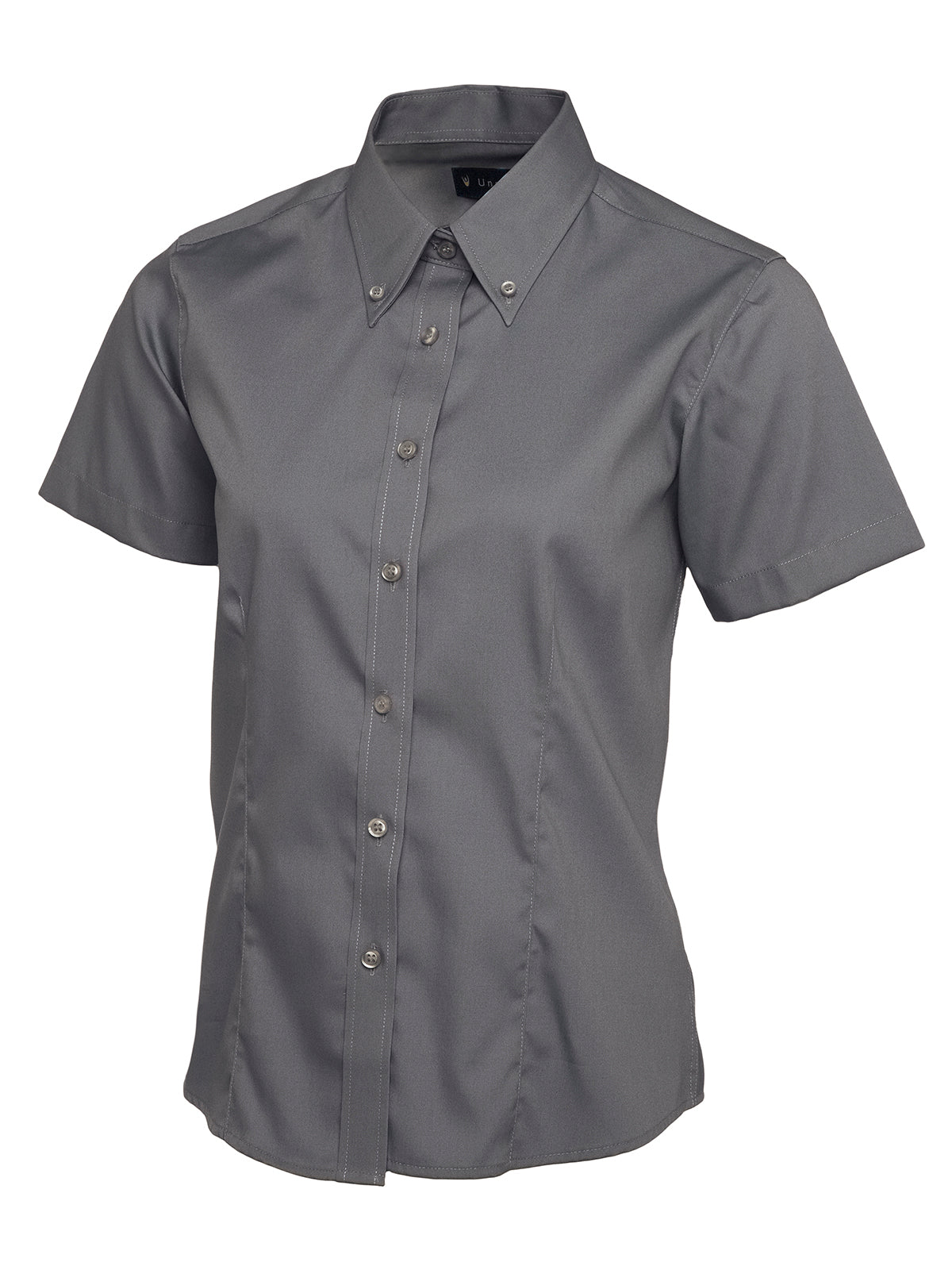 Uneek UC704 Ladies Pinpoint Oxford Half Sleeve Shirt