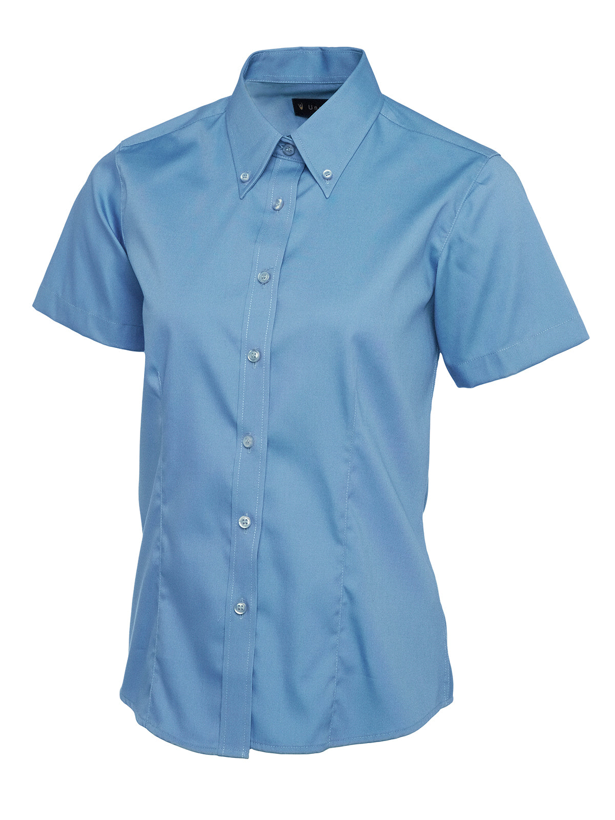 Uneek UC704 Ladies Pinpoint Oxford Half Sleeve Shirt