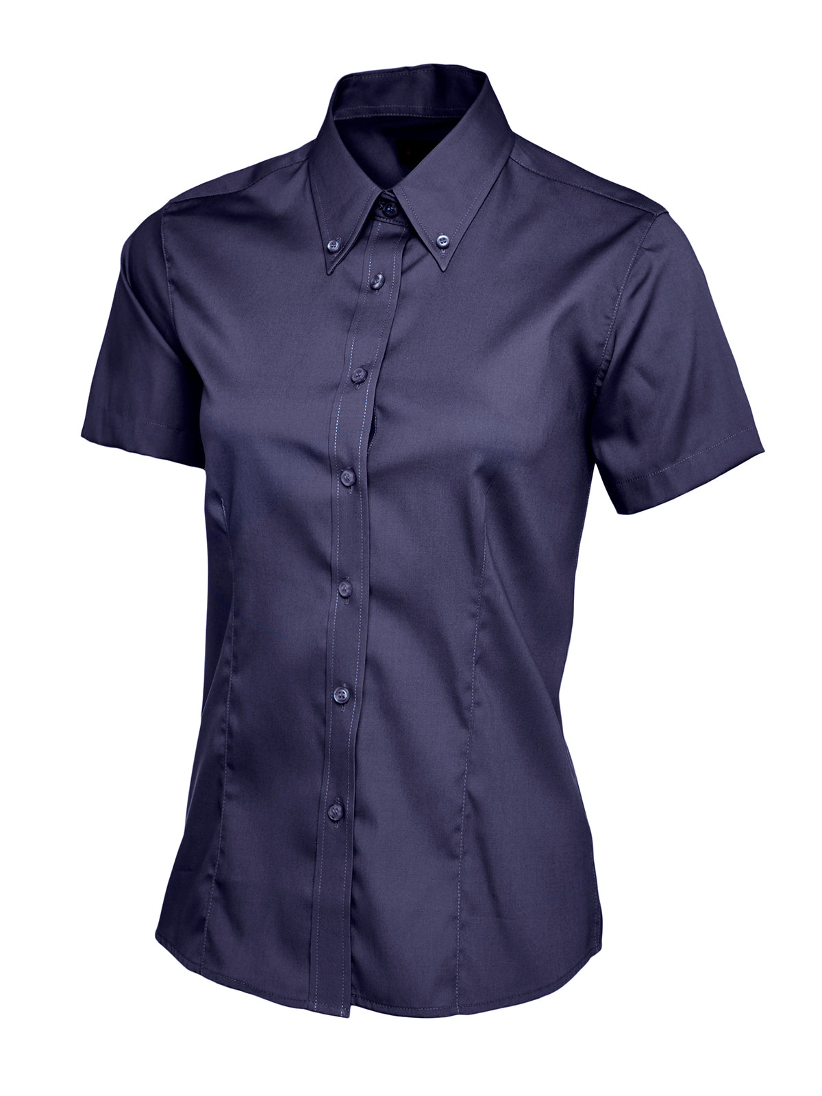 Uneek UC704 Ladies Pinpoint Oxford Half Sleeve Shirt