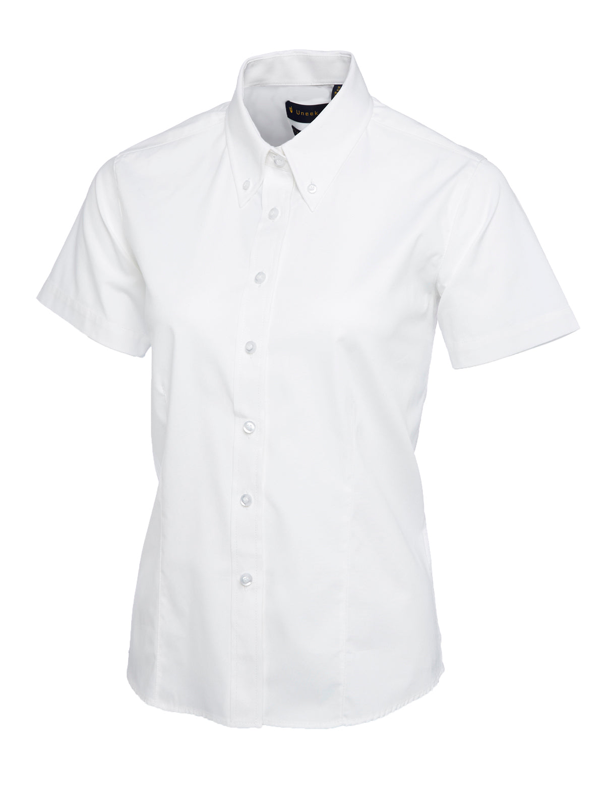 Uneek UC704 Ladies Pinpoint Oxford Half Sleeve Shirt