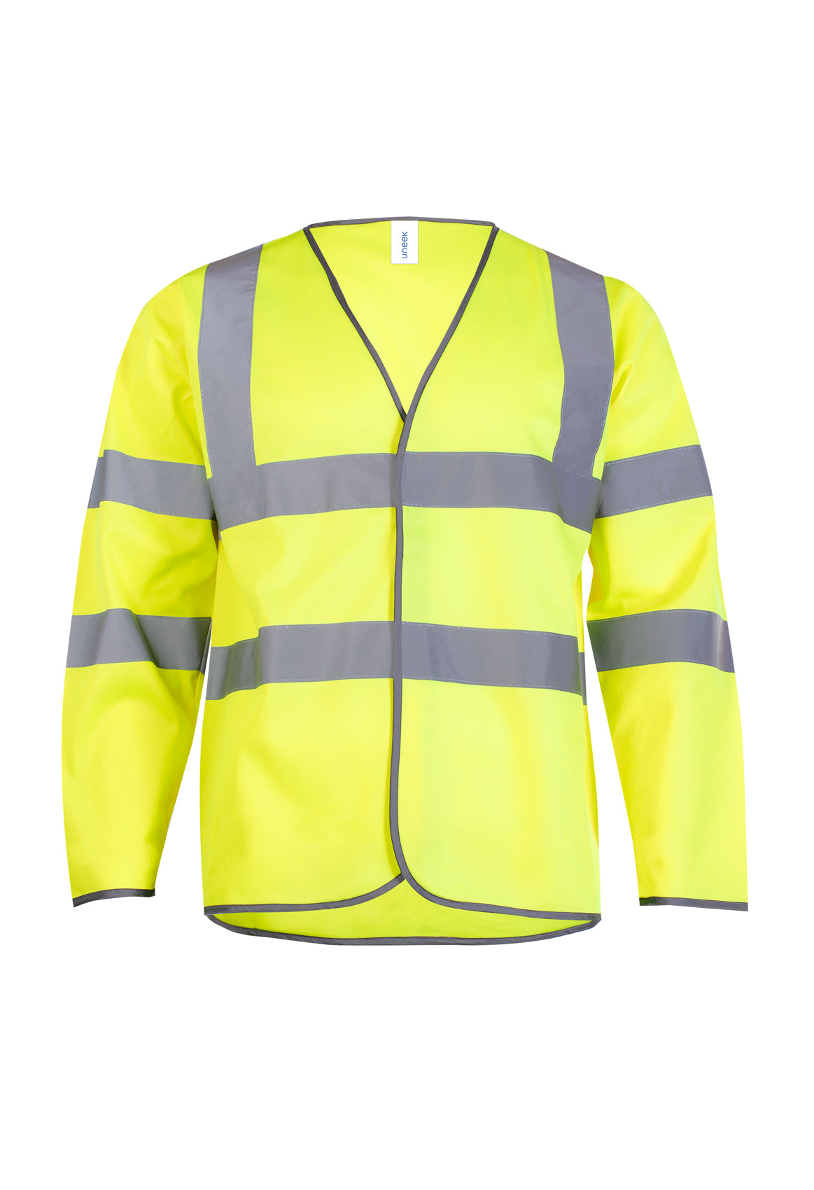 Uneek UC802 Long Sleeve Hi Vis Safety Waistcoat