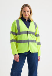 Uneek UC802 Long Sleeve Hi Vis Safety Waistcoat