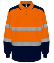 YK019 Orange/Navy Front