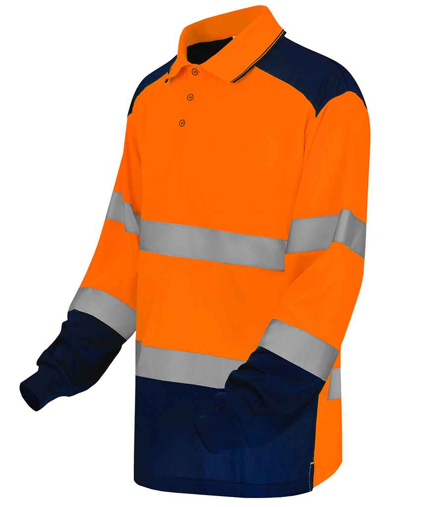 YK019 Orange/Navy Left