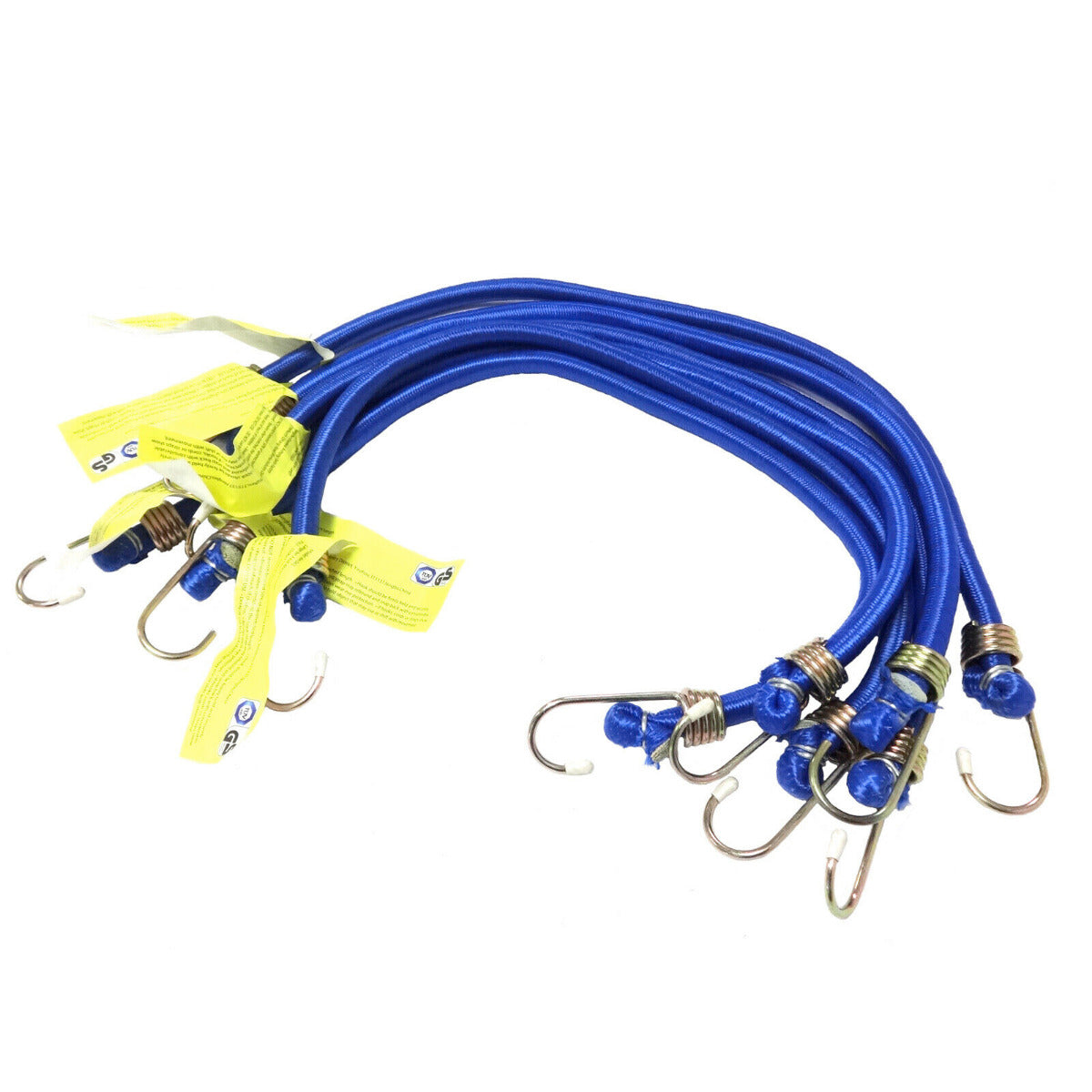 12mm x 600mm Bungee Cords 6 Pack