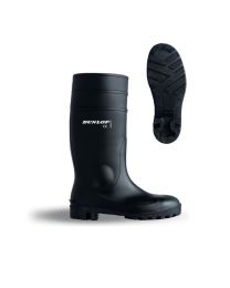 Black Protomaster Full Safety PVC Wellingtons