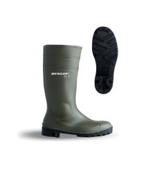 Green Protomaster Full Safety PVC Wellingtons