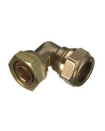 Compression Bent Tap Connector - 15mm x 1/2"