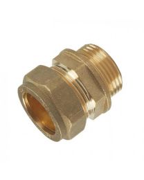 Compression DZR Male Iron Coupler - 28mm x 1"
