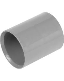 32mm - Grey Solvent Weld Straight Coupling 5 Pack