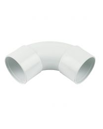 40mm - White Solvent Weld 90° Swept Bend 5 Pack