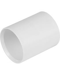32mm - White Solvent Weld Straight Coupling 5 Pack