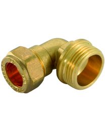 Compression Male Iron Elbow - 10mm x 1/2"