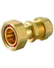 Compression Straight Tap Connector - 22mm x 3/4"