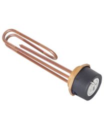 Copper Immersion Heater & Thermostat - 11"