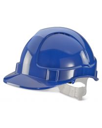 Economy Vented Safety Helmet (Blue)