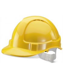 Economy Vented Safety Helmet (Yellow)