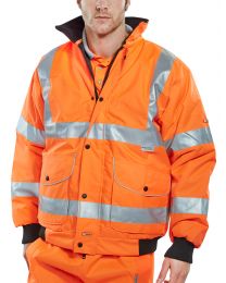 Orange B-Dri Super Bomber Jacket (Non-Breathable)