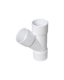 32mm - White Solvent Weld 135° Branch Tee 5 Pack