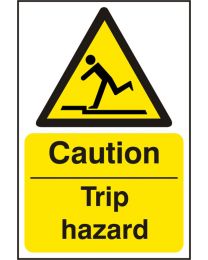 Caution Trip Hazard (Self adhesive vinyl)