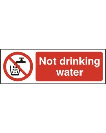 Not drinking water (Self adhesive vinyl)