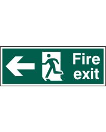 Fire exit (Man arrow left)