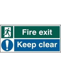 Fire Exit Keep Clear 