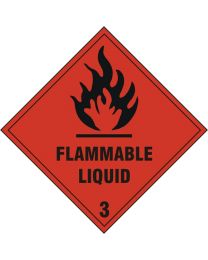 Flammable Liquid Safety Sign