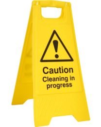 Caution Cleaning in Progress A-Board