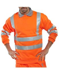 Orange Hi-Visibility Sweatshirt