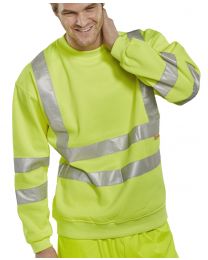 Yellow Hi-Visibility Sweatshirt